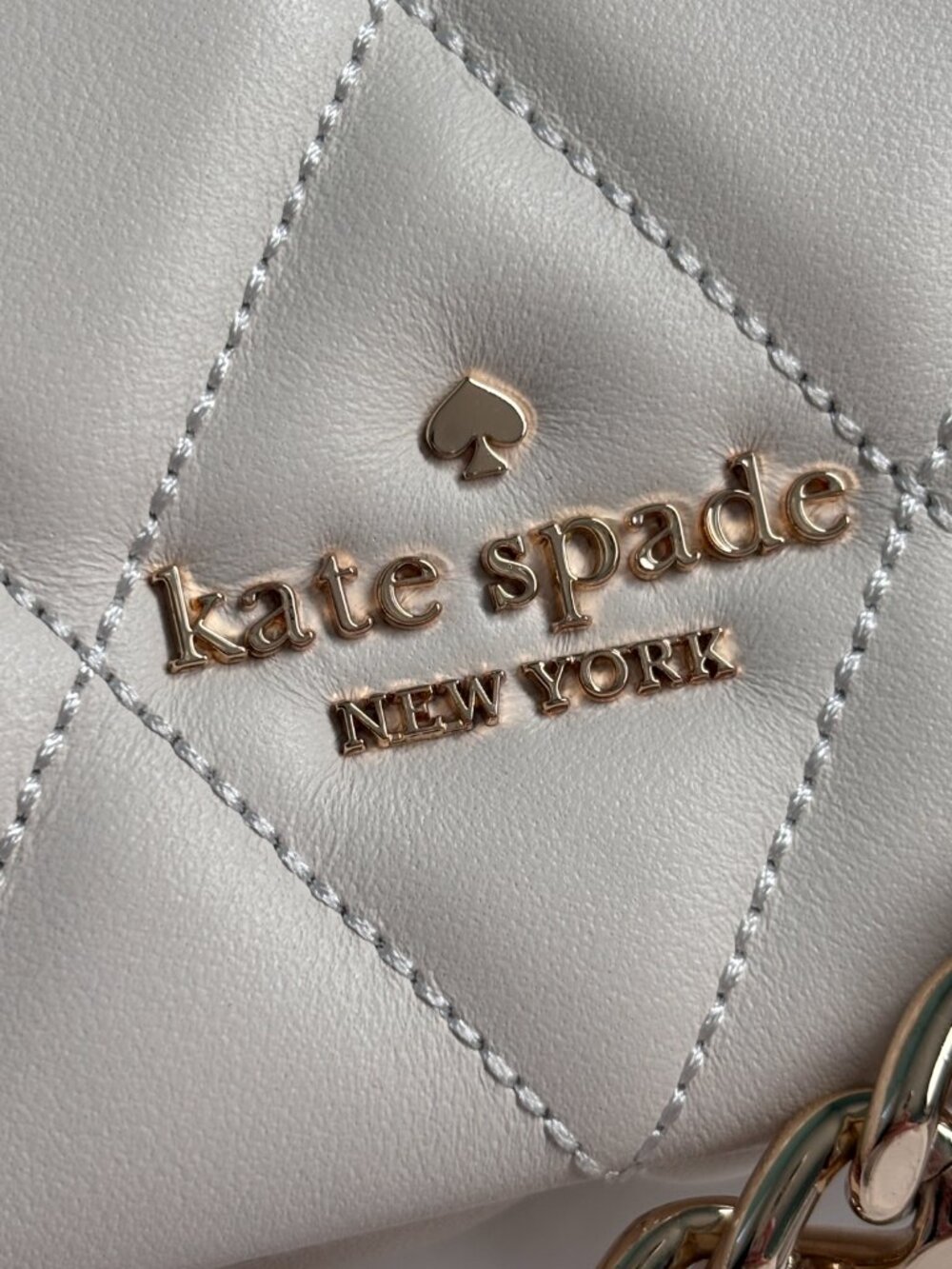 Brand New Kate Spade Carey Convertible Crossbody Meringue Cream and Gold - Picture 6 of 6